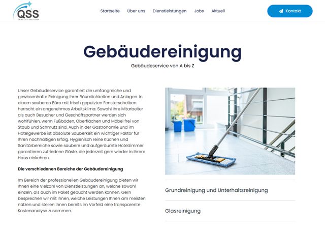 Website-Referenz: QSS GmbH